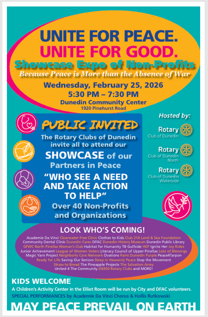 Rotary Club of Dunedin - Upcoming Peace Pole Event