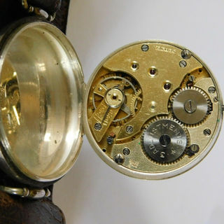 Helvetia Trench Watch - 1925 - Jas Pascoe, Auckland and Hamilton. Swing ring case and adapted AS 137 movement.