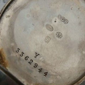 Helvetia Watch - 1924. With adapted FHF movement and hallmarks and serial number for 1924.