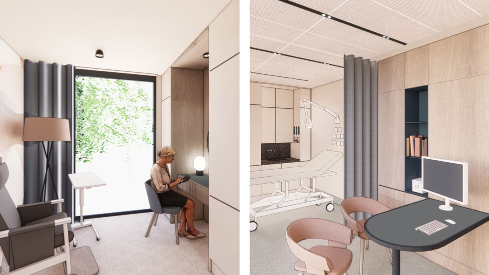 Cabin and Consult Room Visuals