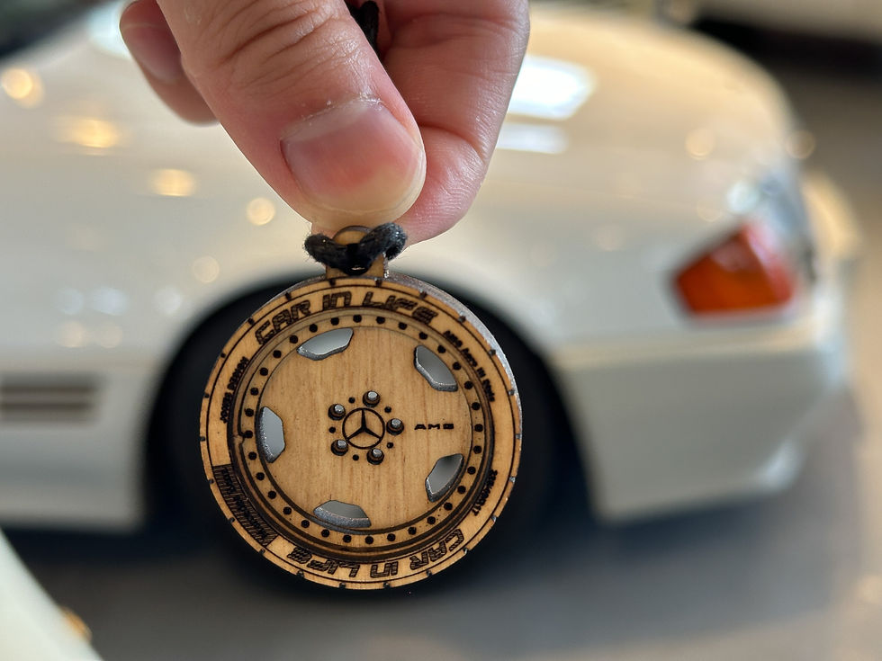 Thumbnail: AMG AERO III - Wooden Wheel with Key Ring