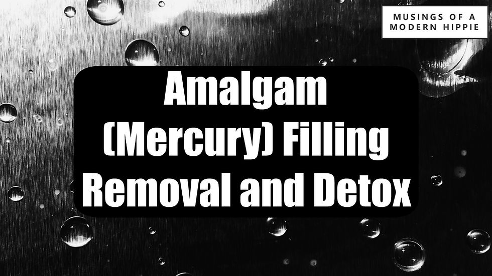 Amalgam (Mercury) Fillings Removal and Detox | Musings of a Modern Hippie