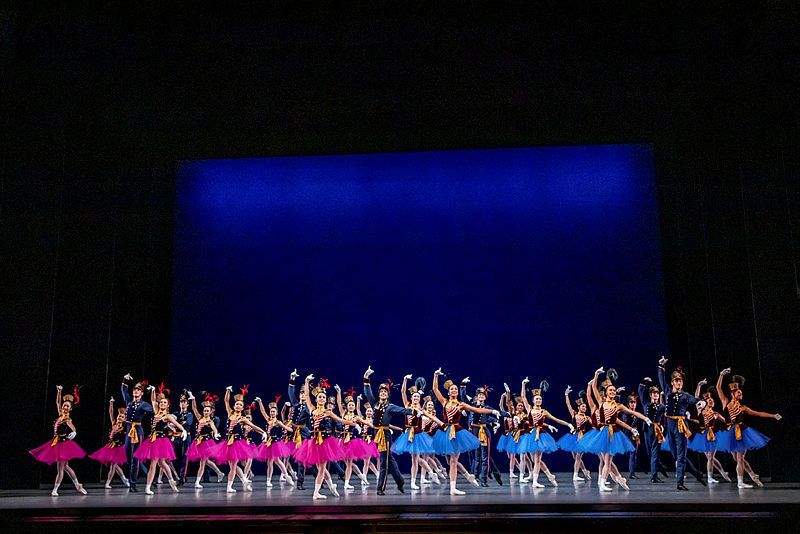 San Francisco Ballet in Balanchine's Stars and Stripes // Choreography by George Balanchine © The Balanchine Trust; Photo © Lindsay Thomas