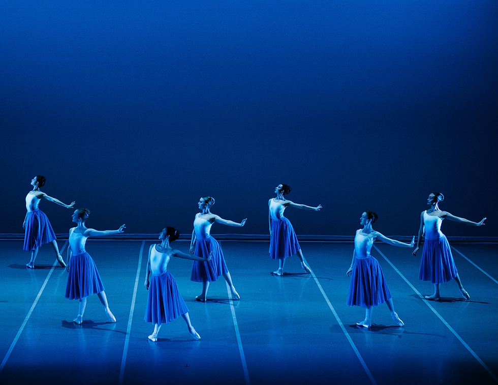 Olympic Ballet Theatre dancers in Nadja Saidakova's "Elegia" by Into Dust Photography