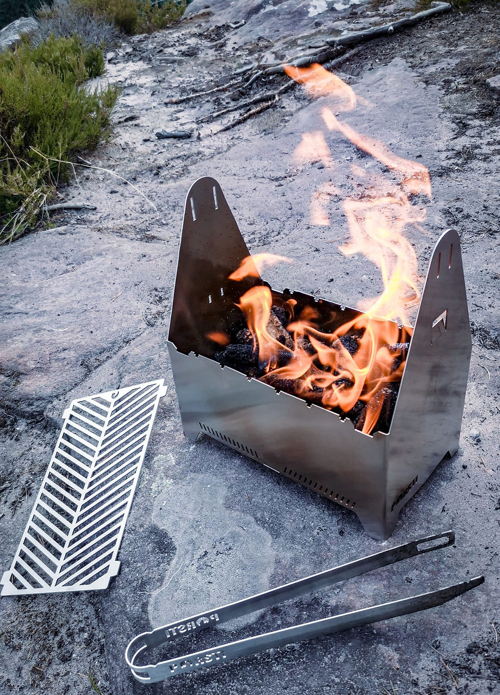 Miniaturbild: Angebot: PORSTI Grill und Spieße und Plancha und Tragetasche