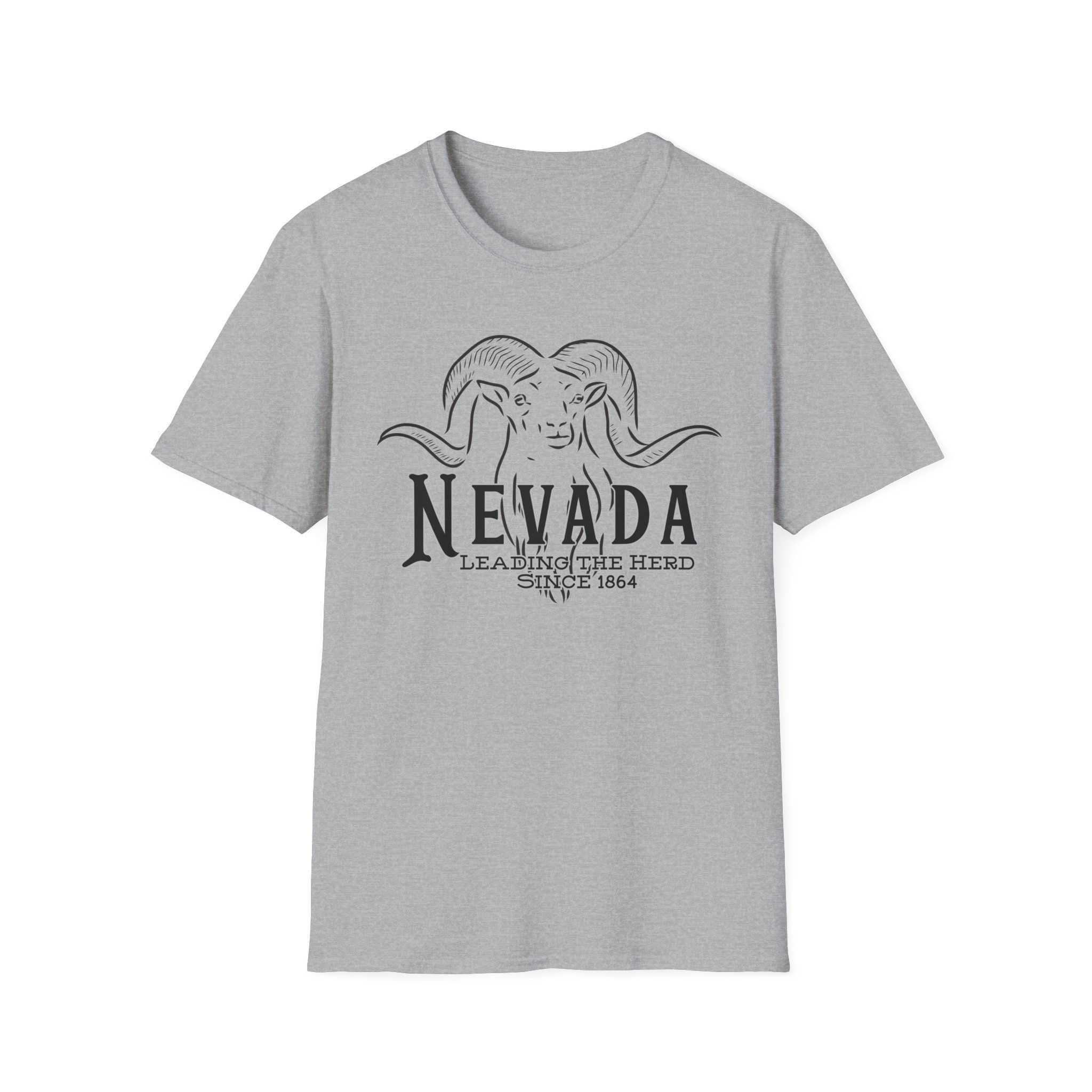 Nevada Bighorn Sheep Tee – "Leading the Herd Since 1864"
