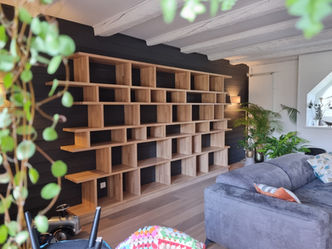 Projet client agencement salon