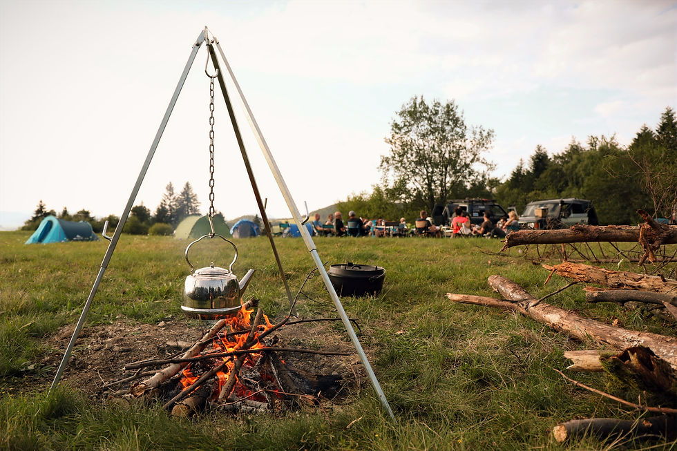 Wildkamperen en BBQ