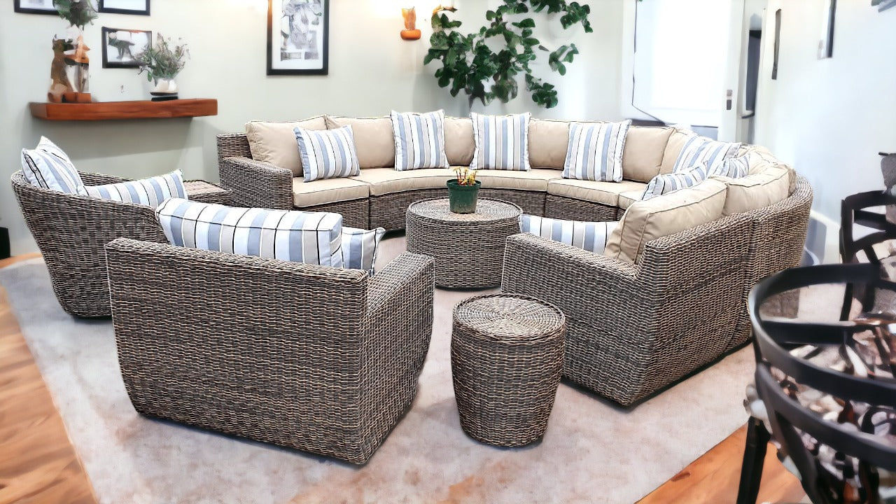 Outdoor furniture sofa set The Boma Moon curved Design - image 1