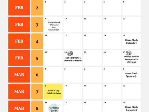 Term 1 - Key Dates 2026