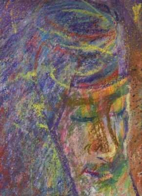 Viviane Blin_Portrait_Un des douze_1_pastel_collection privée