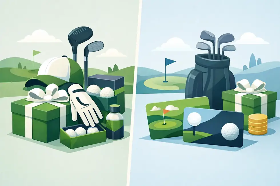 Gift Packs or Gift Cards for Golfers?