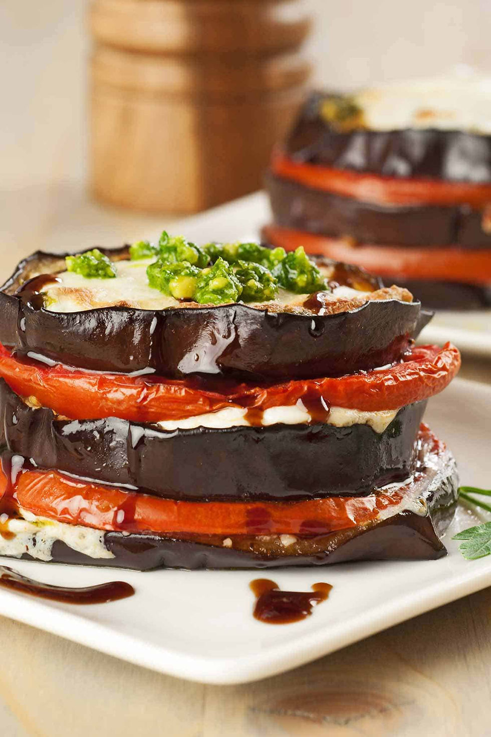 Eggplant Napoleon