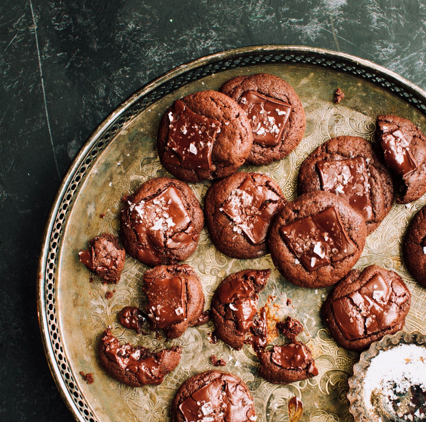 Dark Chocolate Walnut Bombs