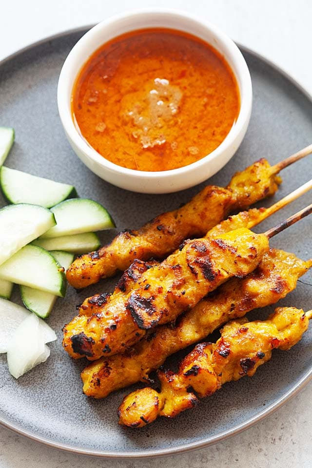 Chicken Satay Salad