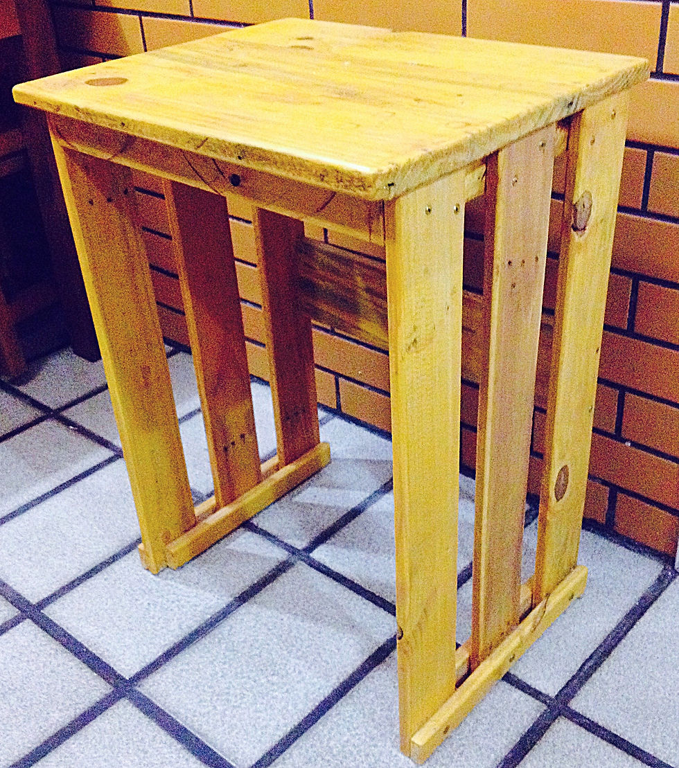 Mesa auxiliar cozinha pallet