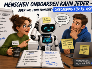 Menschen onboarden kann jeder – aber wie funktioniert Onboarding für KI-Agenten?