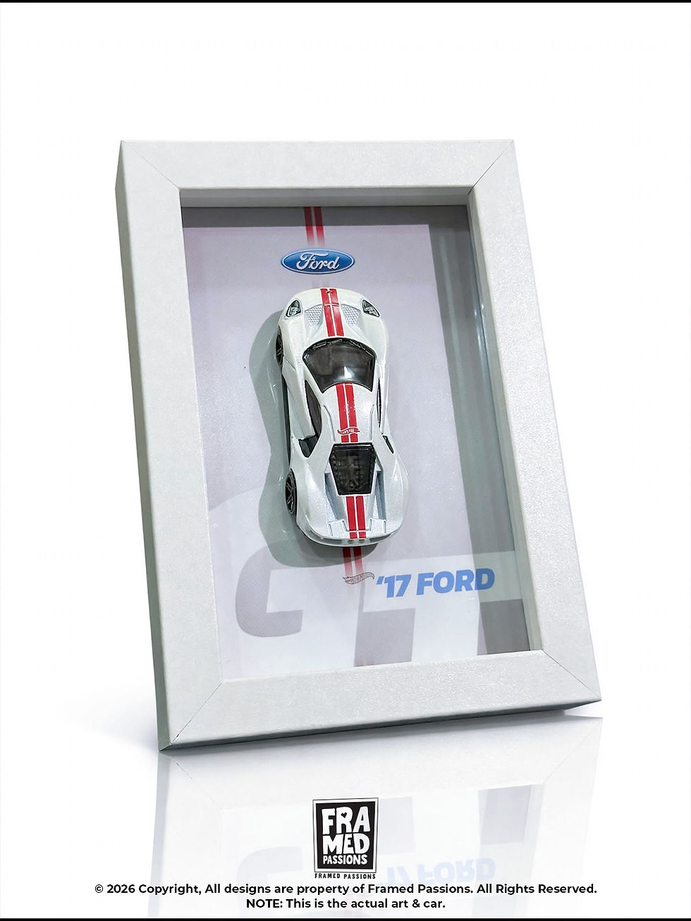 Thumbnail: '17 Ford GT  Desk Buddy Diecast Car Art Frame