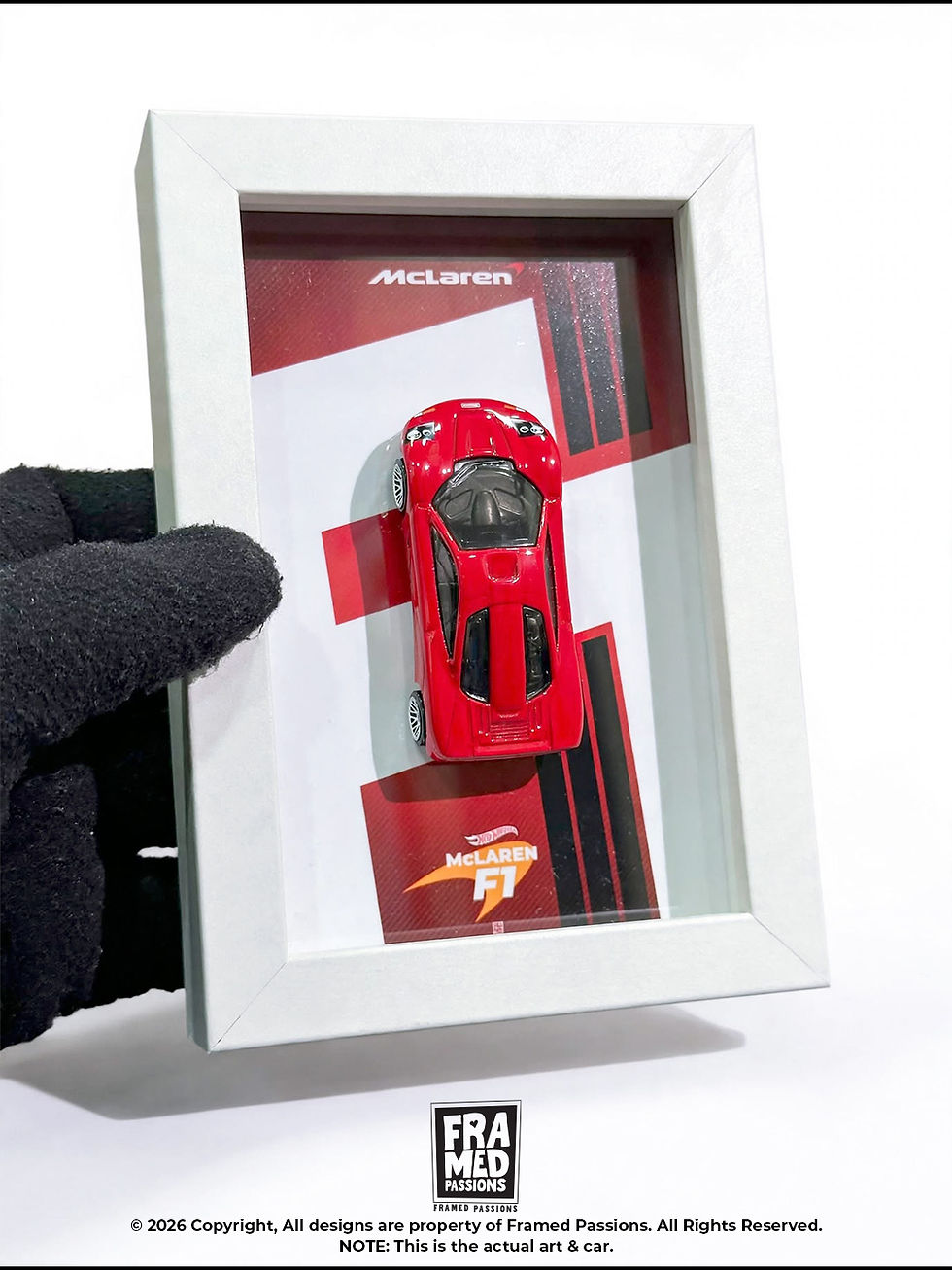 Thumbnail: McLaren F1 Desk Buddy Diecast Car Art Frame