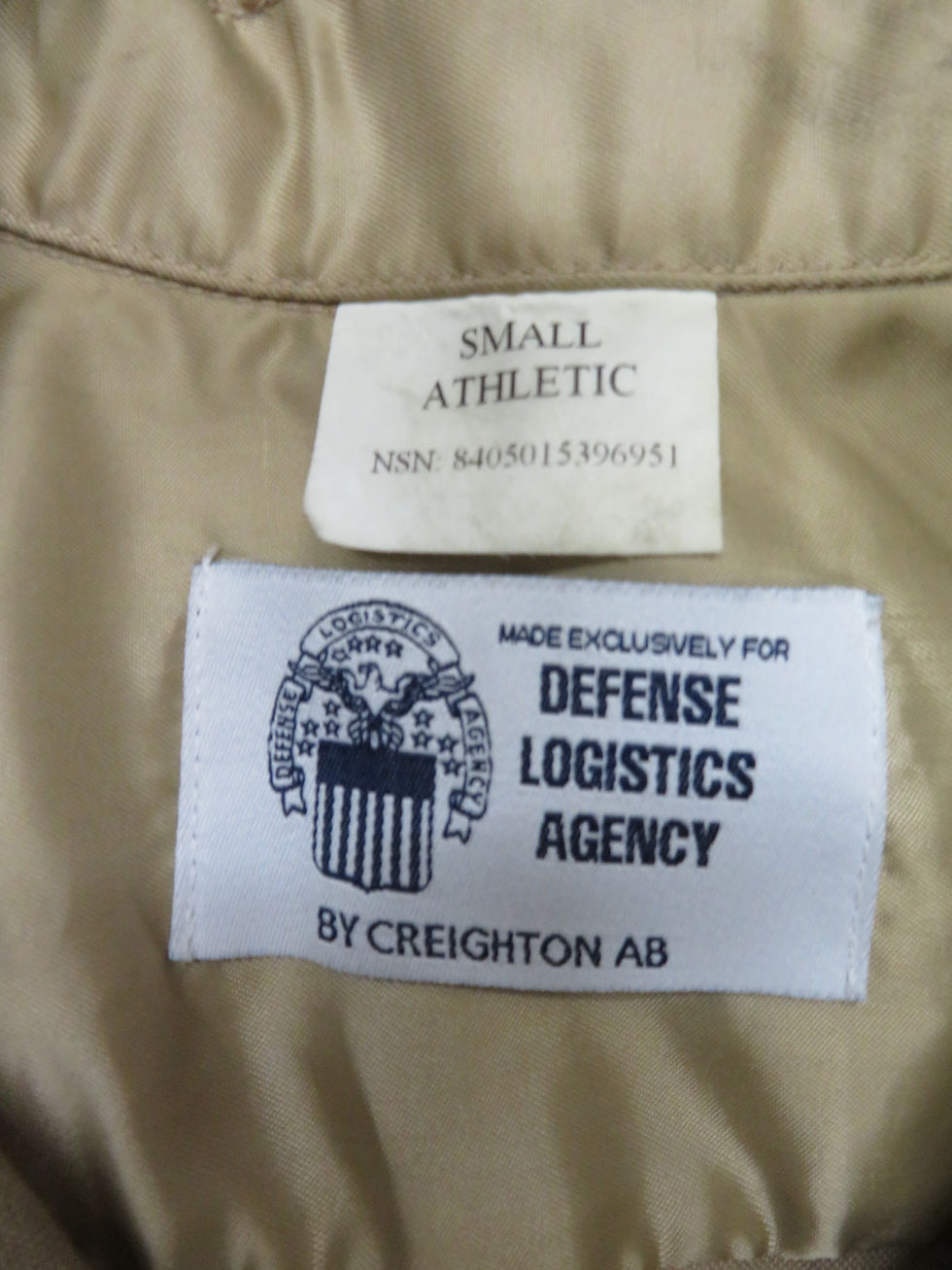 サムネイル： U.S.NAVY サービスドレスシャツ sizeS 2013年 USED【N134】