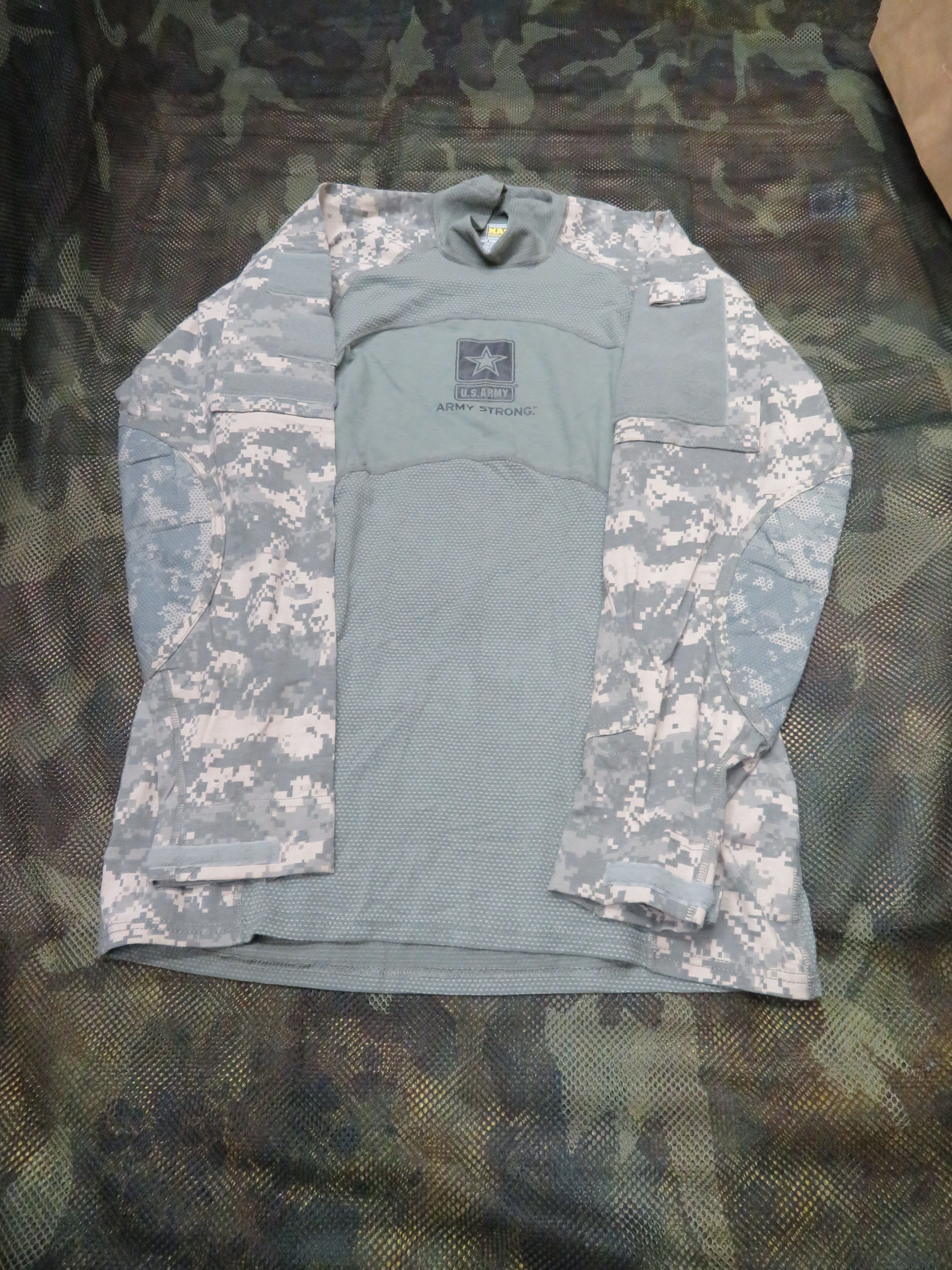 U.S.ARMY ACU CombatShirt FR sizeL USED 【A005】