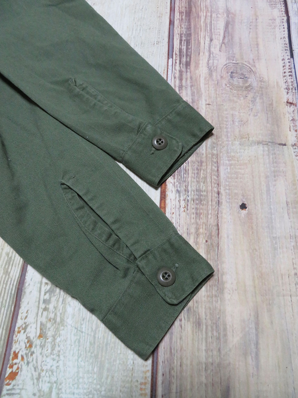サムネイル： OG-507 ユーティリティーシャツ size13.5~14ぐらい  1970's  USED【OS021】