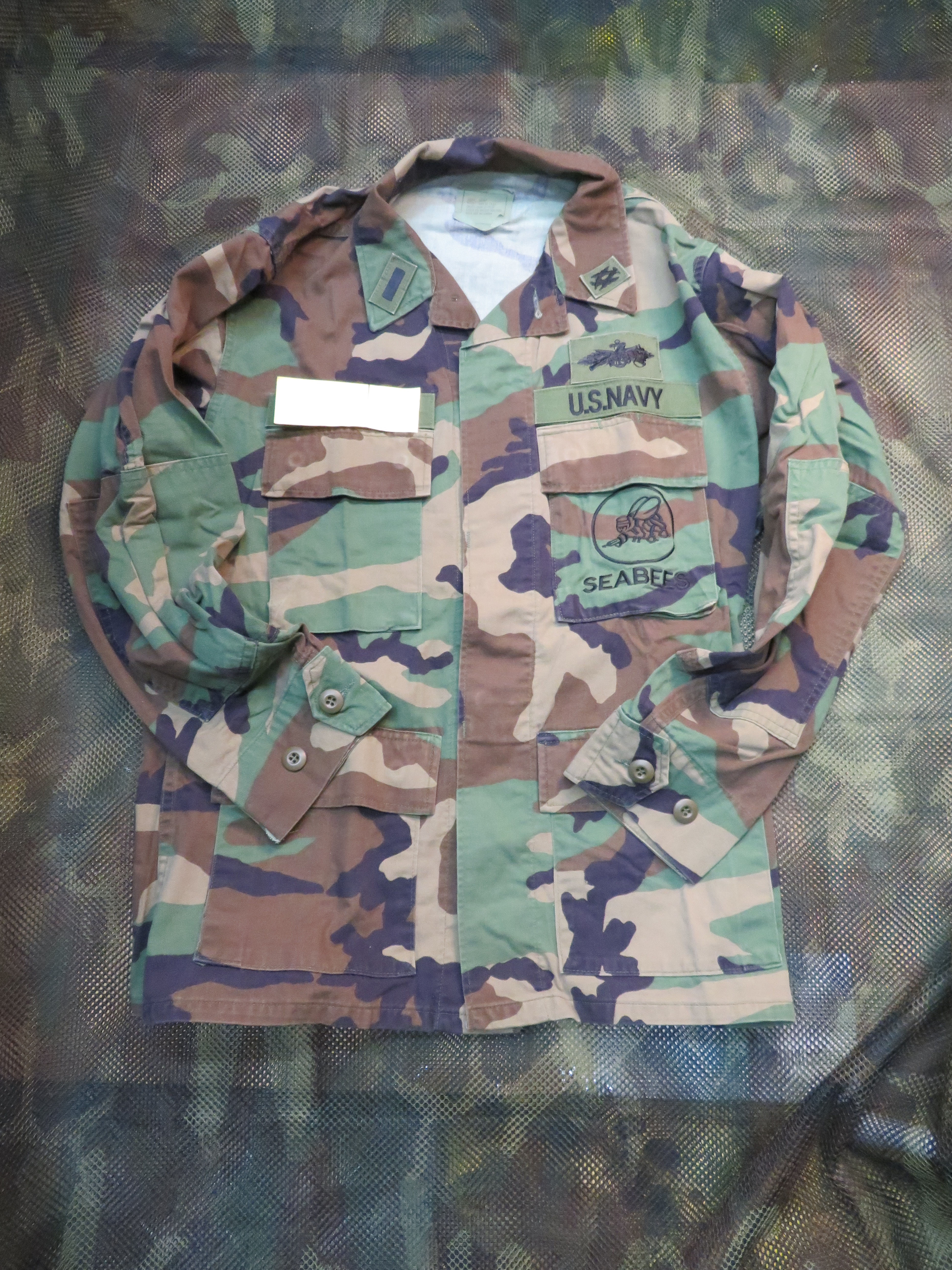 WoodLand U.S.NAVY ジャケット 1999年 S-S USED【WB002】