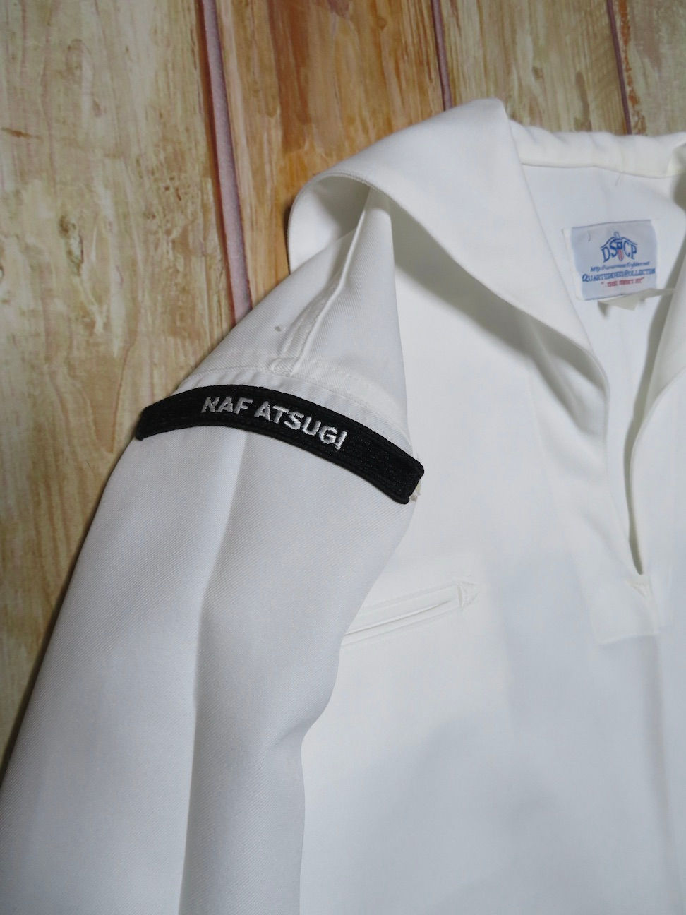 サムネイル： U.S.NAVY セーラー白  size48L  2004年  USED【N392】