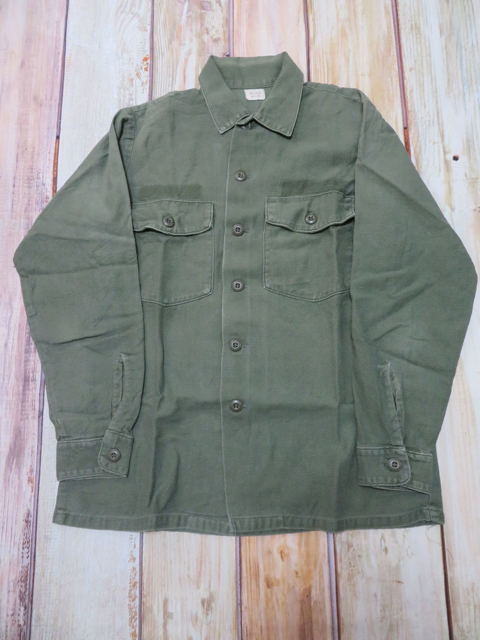 OG-107 ユーティリティーシャツ size15-1/2 1973年 USED【OS019】