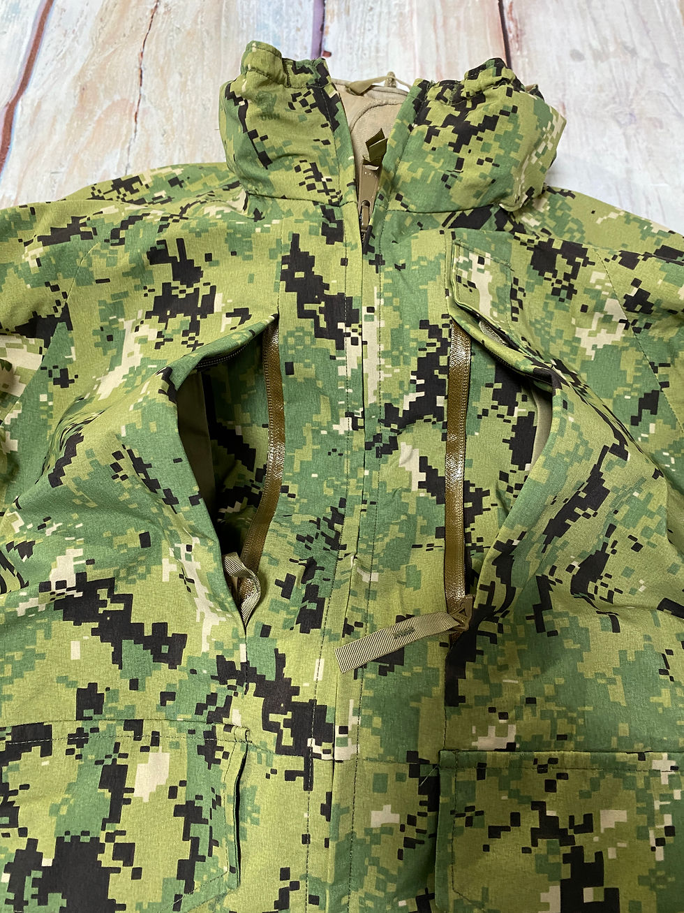 サムネイル： U.S.NAVY NWU TYPEⅢ ゴアテックスパーカー M-XXS 2008年 USED【NP080】