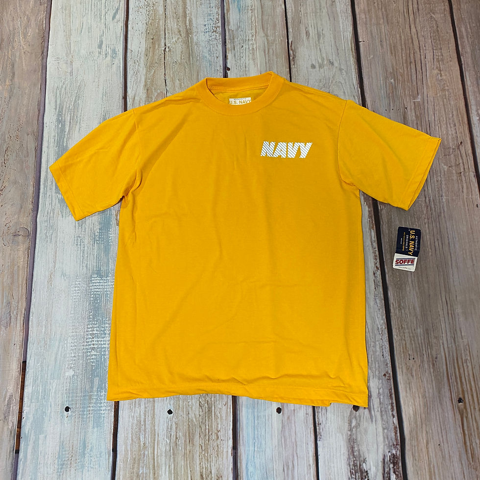 U.S.NAVY トレーニングシャツ 半袖 sizeM 未使用【N460】