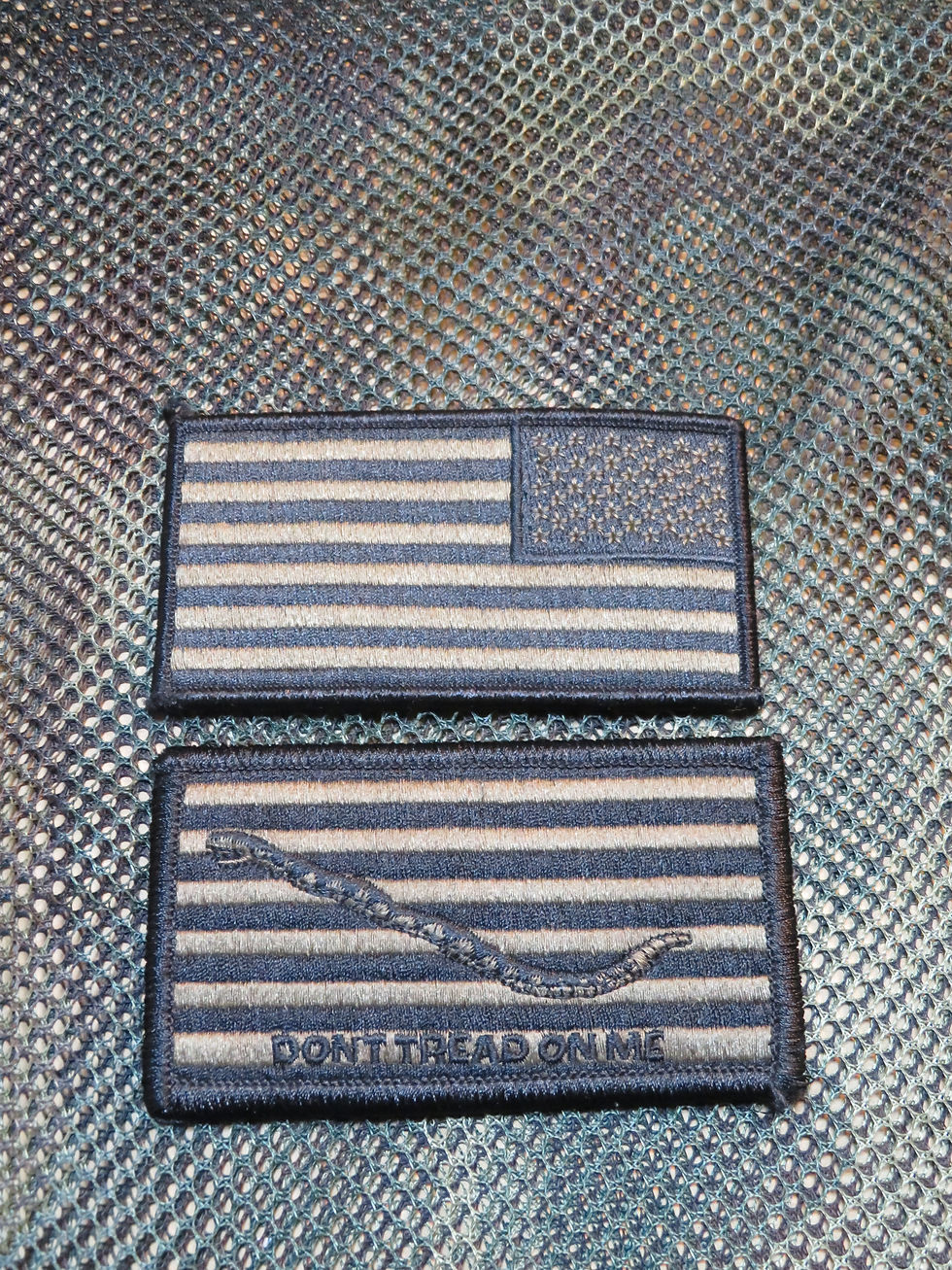 NWU TYPE Ⅲ "星条旗" & "DONT TREAD ON ME" パッチ両腕セット【N083】