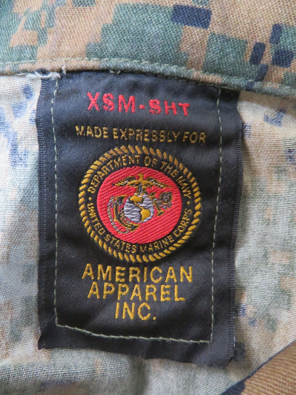 サムネイル： MARPAT WOODLAND ジャケット XS-S  2012年  USED【MWB028】