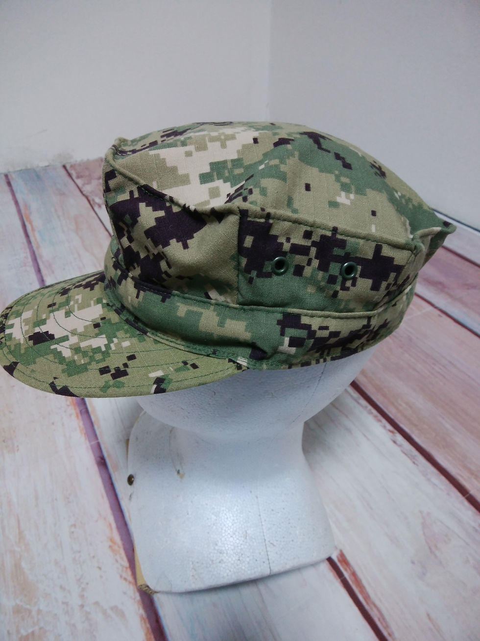 サムネイル： U.S.NAVY NWU TYPEⅢ CAP size7 1/2  2018年  USED【NⅢC077】