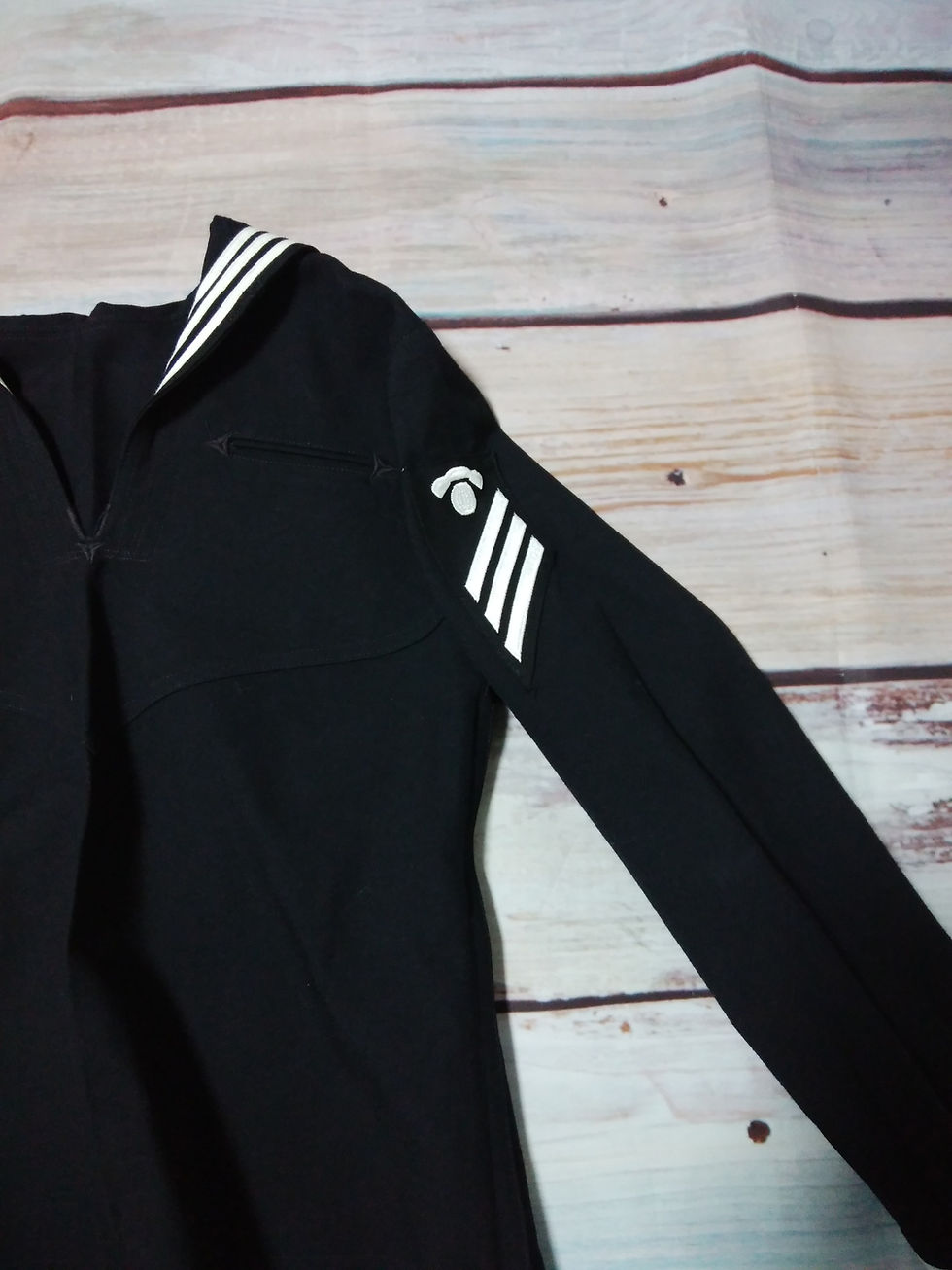 サムネイル： U.S.NAVY セーラー黒  size8MP 2017年 USED【N544】