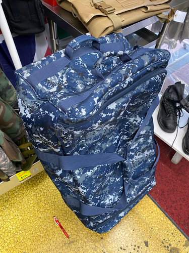 米軍 本物 米海軍NWU迷彩 ヘルメットバッグ - 個人装備