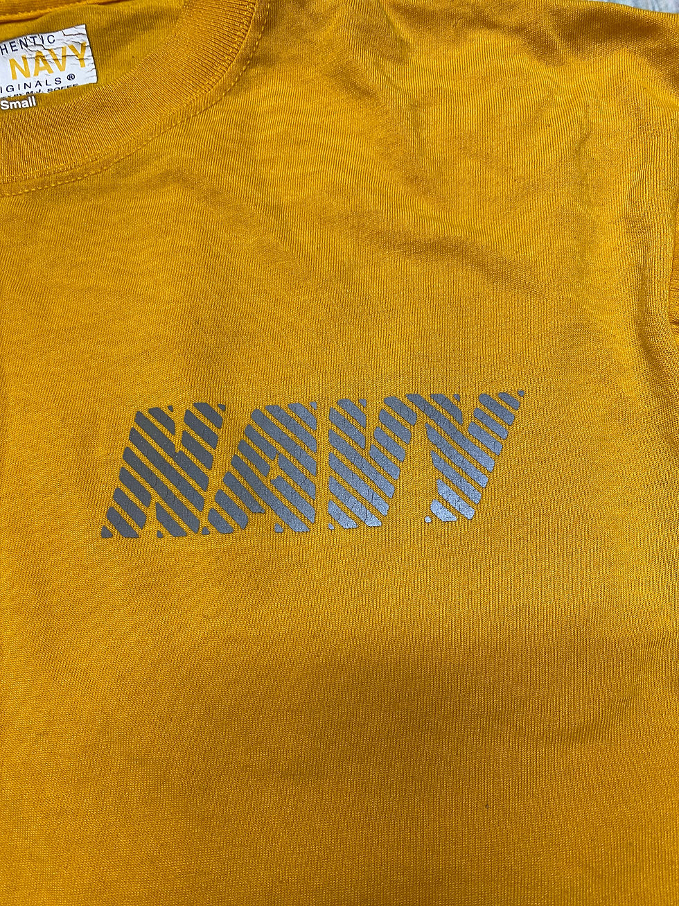 サムネイル： U.S.NAVY トレーニングシャツ 半袖 sizeS USED【N233】