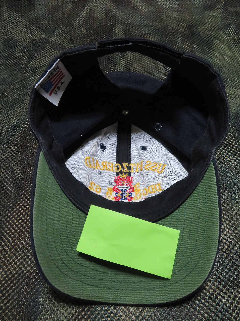 サムネイル： U.S.NAVY CAP "USS FITZGERALD DDG-62" USED  【N130】