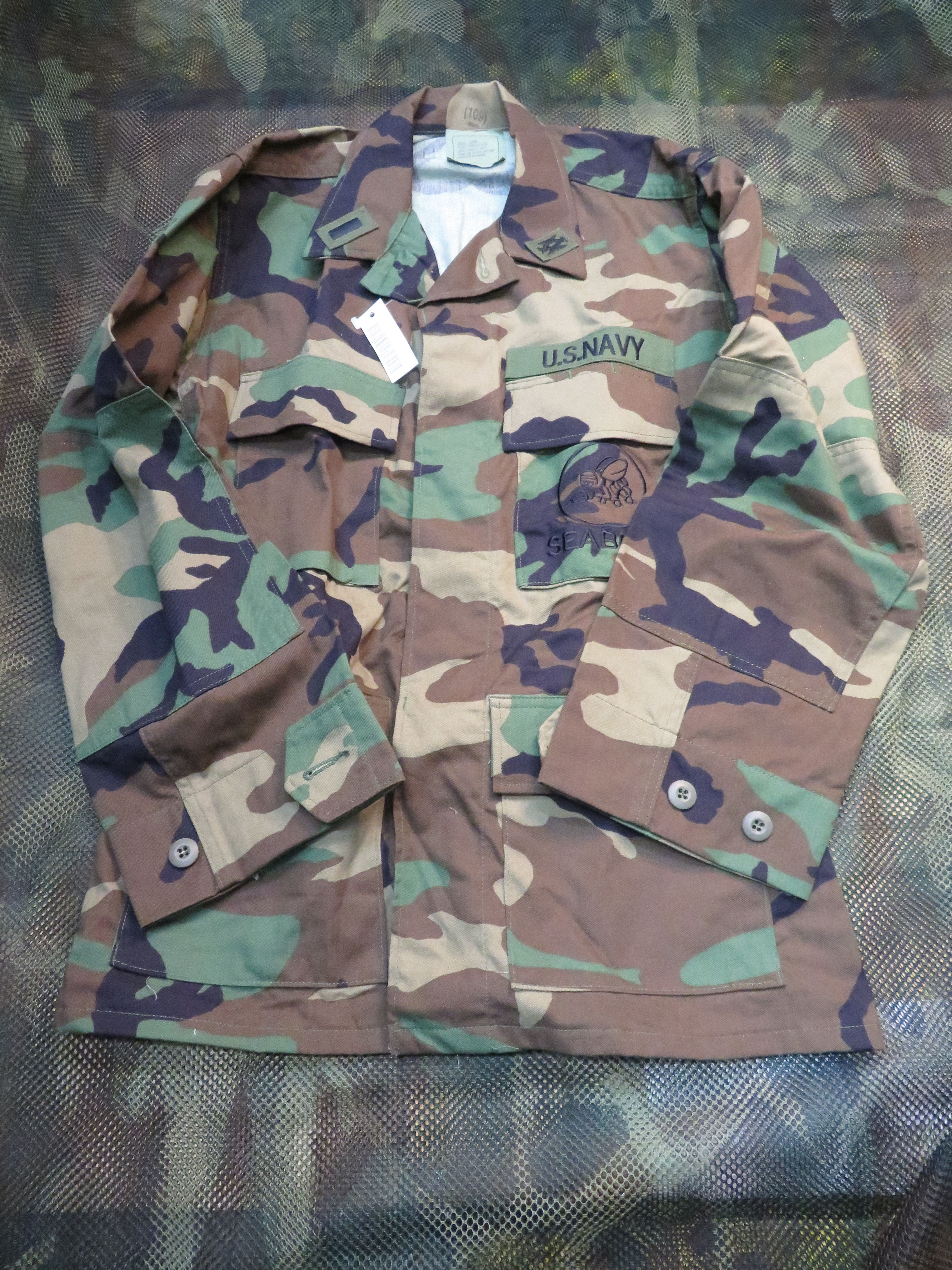 WoodLand U.S.NAVY ジャケット 1999年 S-S 未使用【WB001】