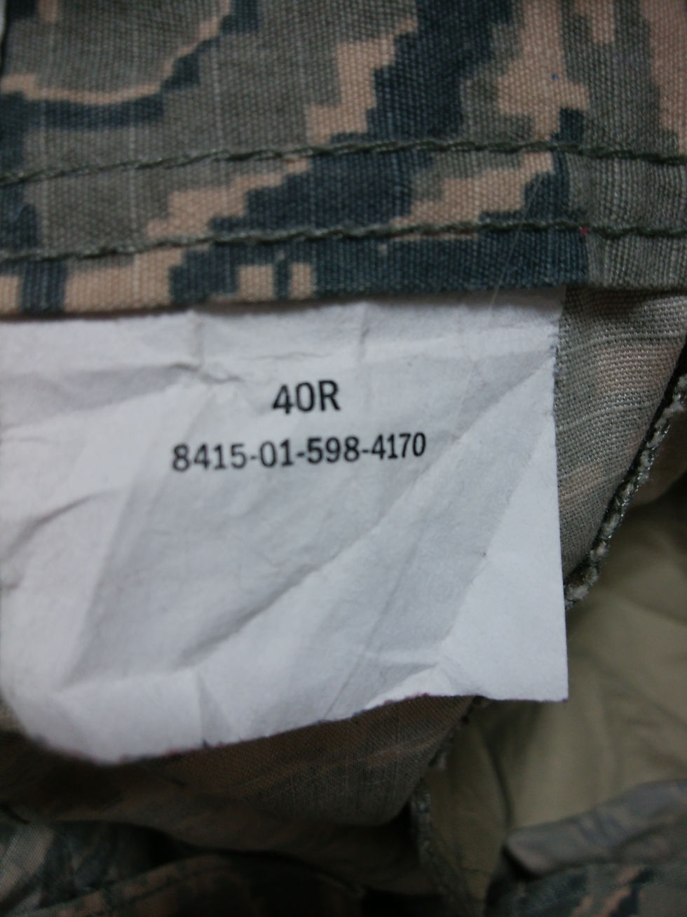 サムネイル： U.S.A.F  ABU パンツ 40-R  2014年 USED【ABT091】