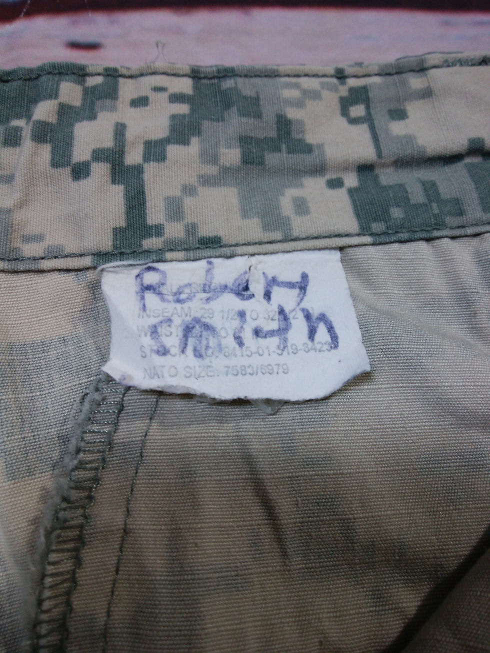 サムネイル： ACU パンツ S-R 2009年 USED【AT113】