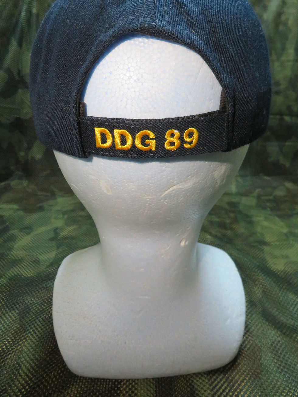 サムネイル： U.S.NAVY CAP "USS MUSTIN DDG-89" USED  【N129】