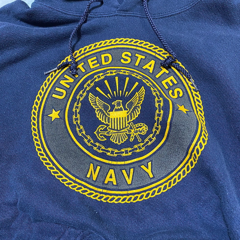 サムネイル： U.S.NAVY 旧型スウェットパーカー  sizeM  USED【N458】