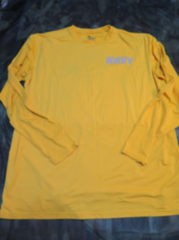 U.S.NAVY トレーニングシャツ NewBalance sizeXL USED【N082】