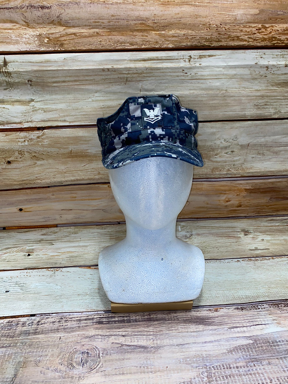 サムネイル： U.S.NAVY NWU TYPE Ⅰ CAP  size7 1/2  2013年 USED 【NC010】