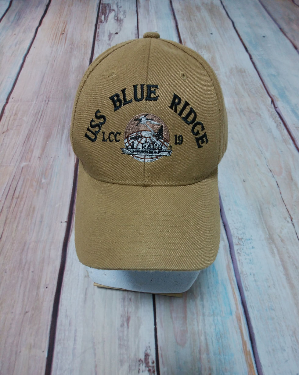 米海軍 帽子/ブルーリッジ/USS BLUE RIDGE LCC 19/プラーク U.S.NAVY