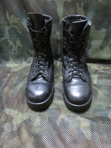 アメリカ軍 海軍　フライトブーツ ミリタリー ブーツ NAVY 米軍 米軍実物 Vibram フライトデッキ ゴアテックス ブーツ| 柿田商店
