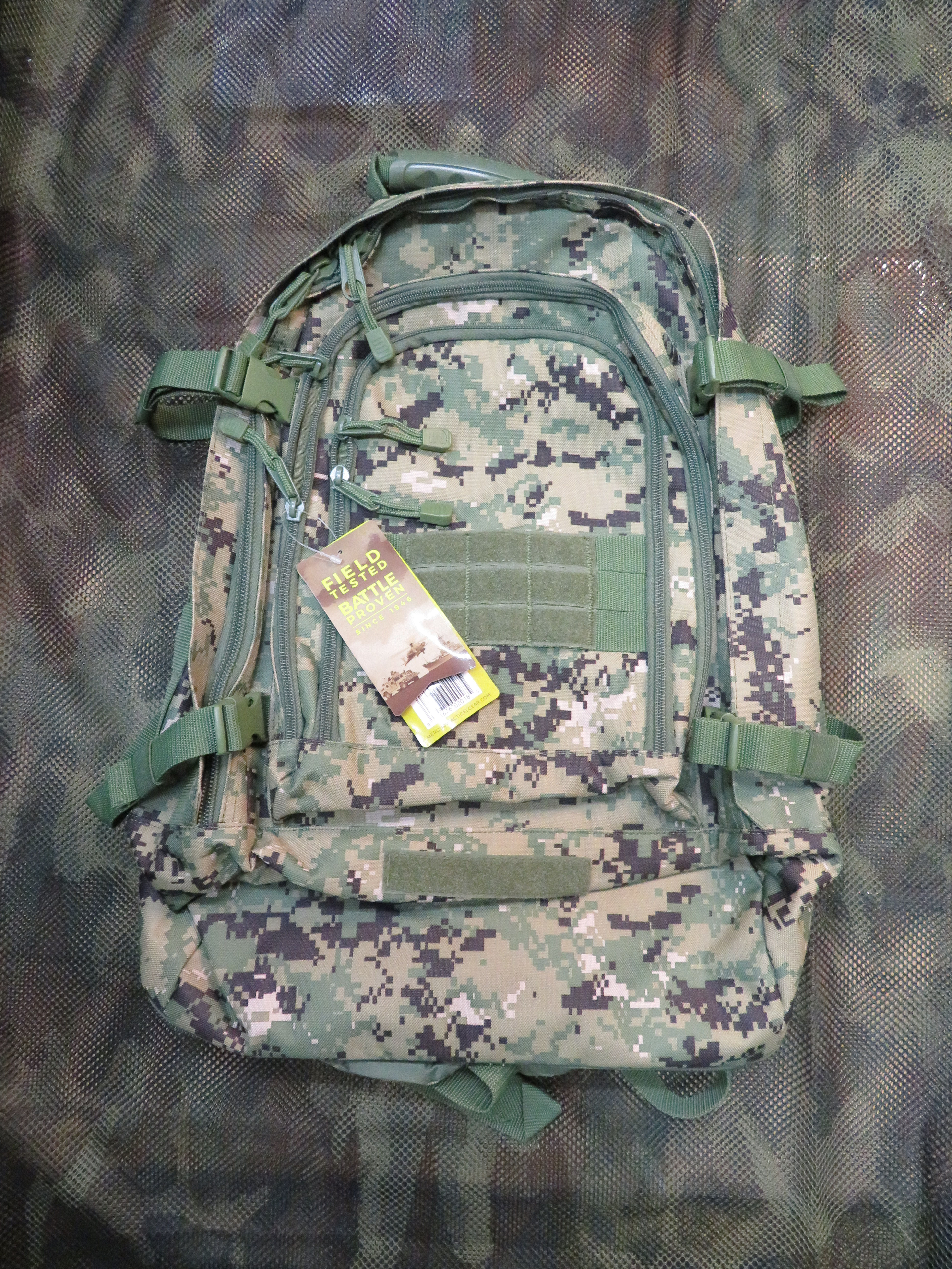 U.S.NAVY NWU TYPEⅢ 3DAYストレッチバックパック  未使用【B004】