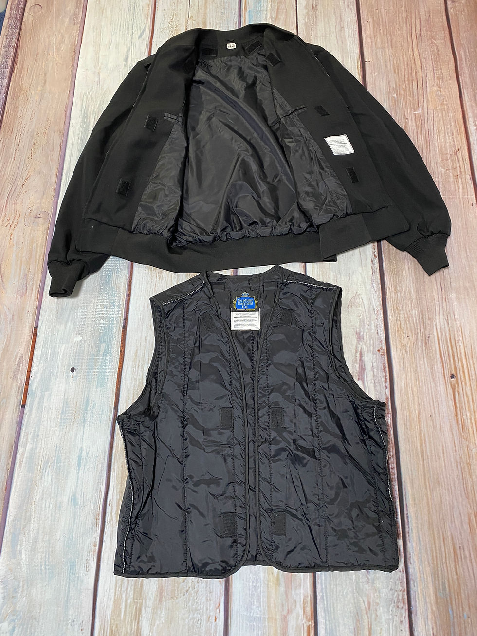 サムネイル： U.S.NAVY サービスジャケット＆ライナーセット  size42-R 2015年 USED【N515】