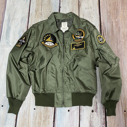 フライトジャケット 米軍放出品 CWU-36P　 VFA-195 CWU-36P HOUSTON VFA-195 DAMBUSTERS ダムバスターズ | 柿田商店